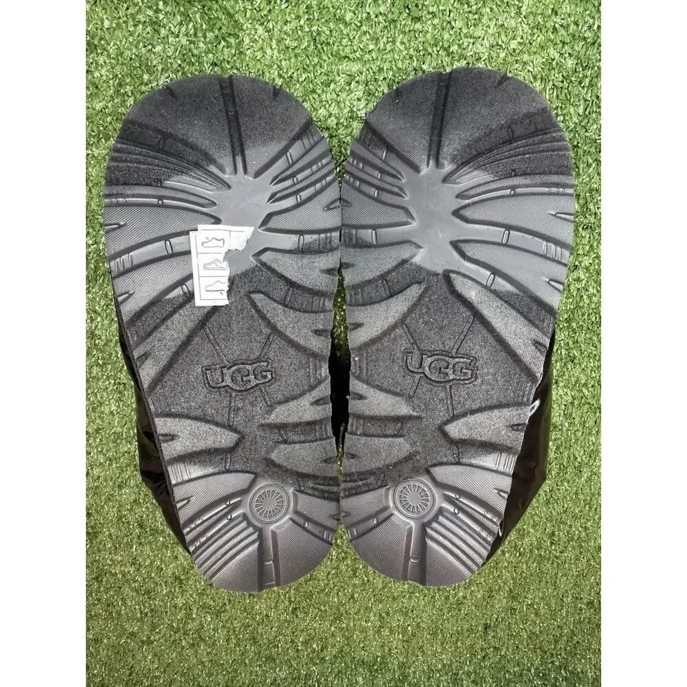 UGG Kids Puff Black Slingback Slippers Size 13 Brand New Without Box
